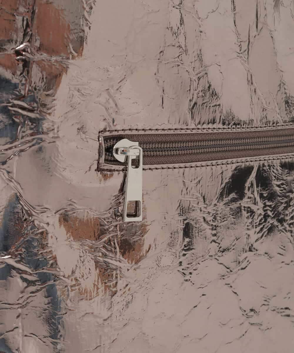 BPCGD43130 MK MICHEL KLEIN BAG(MK ミッシェルクラン バッグ) [軽量/A4収納可]合成皮革シンプルロゴトートバッグ ガンメタ