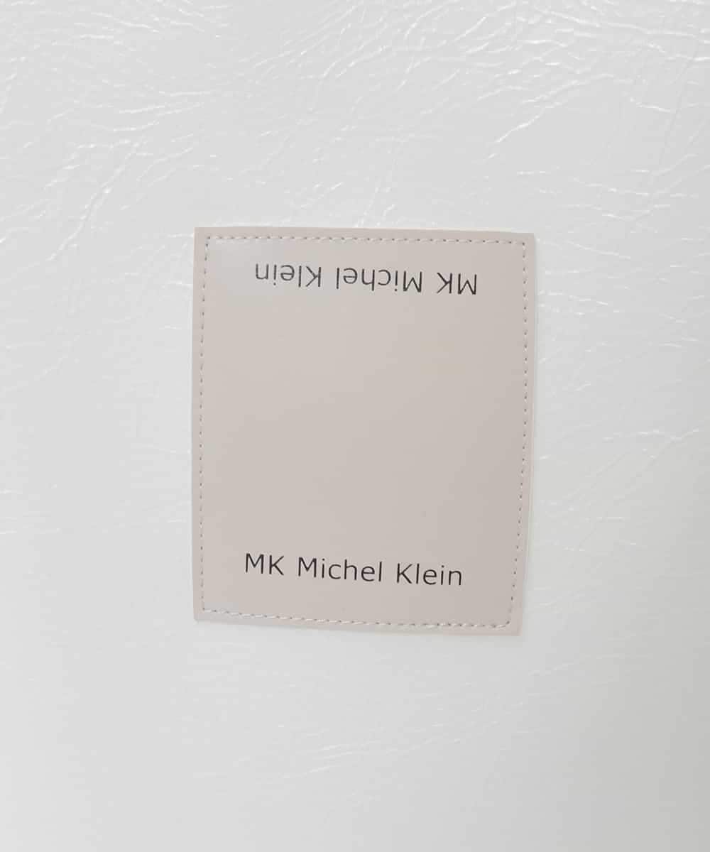 BPCGD43130 MK MICHEL KLEIN BAG(MK ミッシェルクラン バッグ) [軽量/A4収納可]合成皮革シンプルロゴトートバッグ ガンメタ