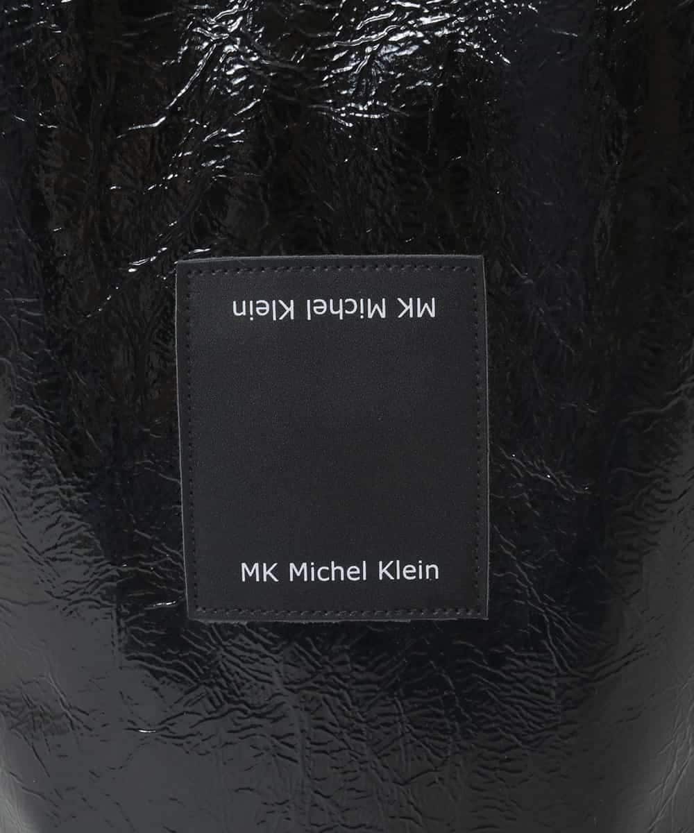 BPCGD43130 MK MICHEL KLEIN BAG(MK ミッシェルクラン バッグ) [軽量/A4収納可]合成皮革シンプルロゴトートバッグ ガンメタ