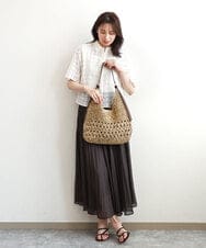 BPCGD51150 MK MICHEL KLEIN BAG(MK ミッシェルクラン バッグ) ワンハンドルメッシュペーパーバッグ ベージュ
