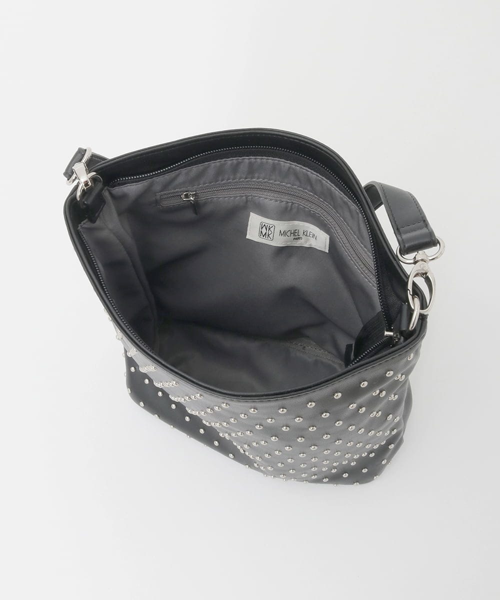 BPCGD52140 MK MICHEL KLEIN BAG(MK ミッシェルクラン バッグ) [2WAY/軽量]スタッズワンハンドルバッグ シルバー