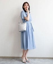 BPCGD52140 MK MICHEL KLEIN BAG(MK ミッシェルクラン バッグ) [2WAY/軽量]スタッズワンハンドルバッグ シルバー