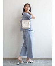 BPCGD52140 MK MICHEL KLEIN BAG(MK ミッシェルクラン バッグ) [2WAY/軽量]スタッズワンハンドルバッグ シルバー