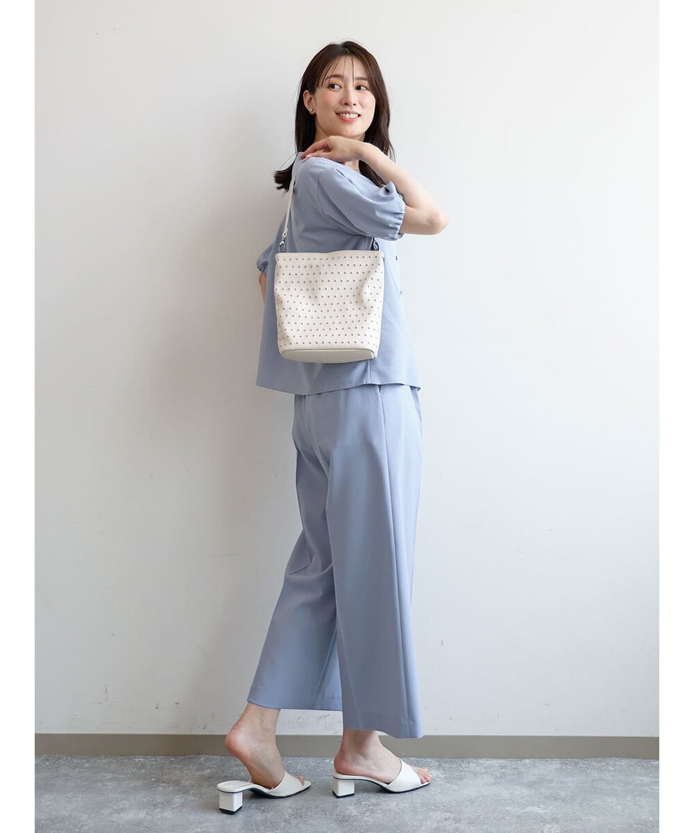 BPCGD52140 MK MICHEL KLEIN BAG(MK ミッシェルクラン バッグ) [2WAY/軽量]スタッズワンハンドルバッグ シルバー