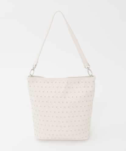 BPCGD52140 MK MICHEL KLEIN BAG [2WAY/軽量]スタッズワンハンドルバッグ