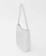 BPCGD52140 MK MICHEL KLEIN BAG(MK ミッシェルクラン バッグ) [2WAY/軽量]スタッズワンハンドルバッグ シルバー