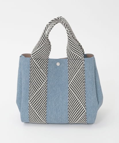 BPCGD53150 MK MICHEL KLEIN BAG [2WAY]ヘリンボーンハンドルミニトートバッグ