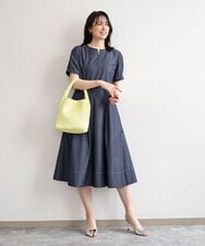 BPCGD54160 MK MICHEL KLEIN BAG(MK ミッシェルクラン バッグ) [2WAY]バケツデザインメッシュバッグ イエロー