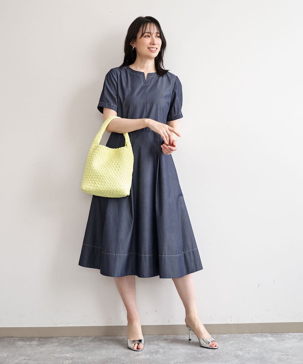 BPCGD54160 MK MICHEL KLEIN BAG(MK ミッシェルクラン バッグ) [2WAY]バケツデザインメッシュバッグ イエロー