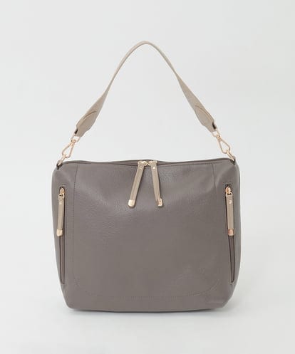 BPCGD62140 MK MICHEL KLEIN BAG [2WAY]合成皮革パンチングワンショルダースクエアバッグ