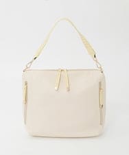 BPCGD62140 MK MICHEL KLEIN BAG(MK ミッシェルクラン バッグ) [2WAY]合成皮革パンチングワンショルダースクエアバッグ ブラウン