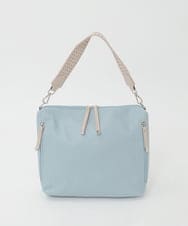 BPCGD62140 MK MICHEL KLEIN BAG(MK ミッシェルクラン バッグ) [2WAY]合成皮革パンチングワンショルダースクエアバッグ ブラウン