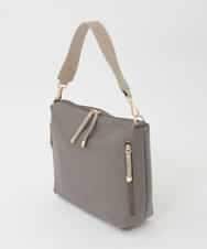 BPCGD62140 MK MICHEL KLEIN BAG(MK ミッシェルクラン バッグ) [2WAY]合成皮革パンチングワンショルダースクエアバッグ ブラウン