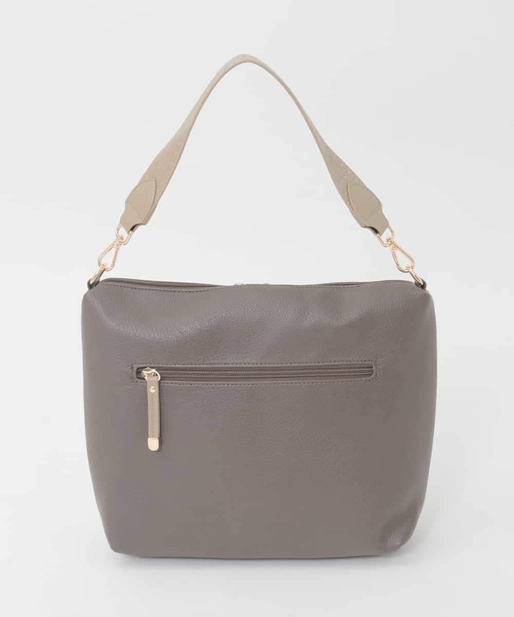 BPCGD62140 MK MICHEL KLEIN BAG(MK ミッシェルクラン バッグ) [2WAY]合成皮革パンチングワンショルダースクエアバッグ ブラウン