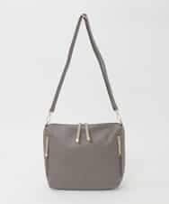 BPCGD62140 MK MICHEL KLEIN BAG(MK ミッシェルクラン バッグ) [2WAY]合成皮革パンチングワンショルダースクエアバッグ ブラウン