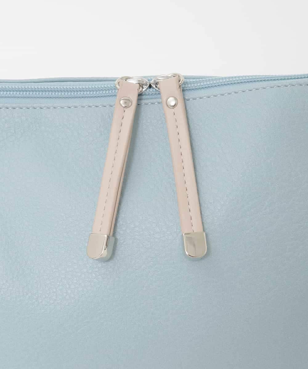 BPCGD62140 MK MICHEL KLEIN BAG(MK ミッシェルクラン バッグ) [2WAY]合成皮革パンチングワンショルダースクエアバッグ ブラウン