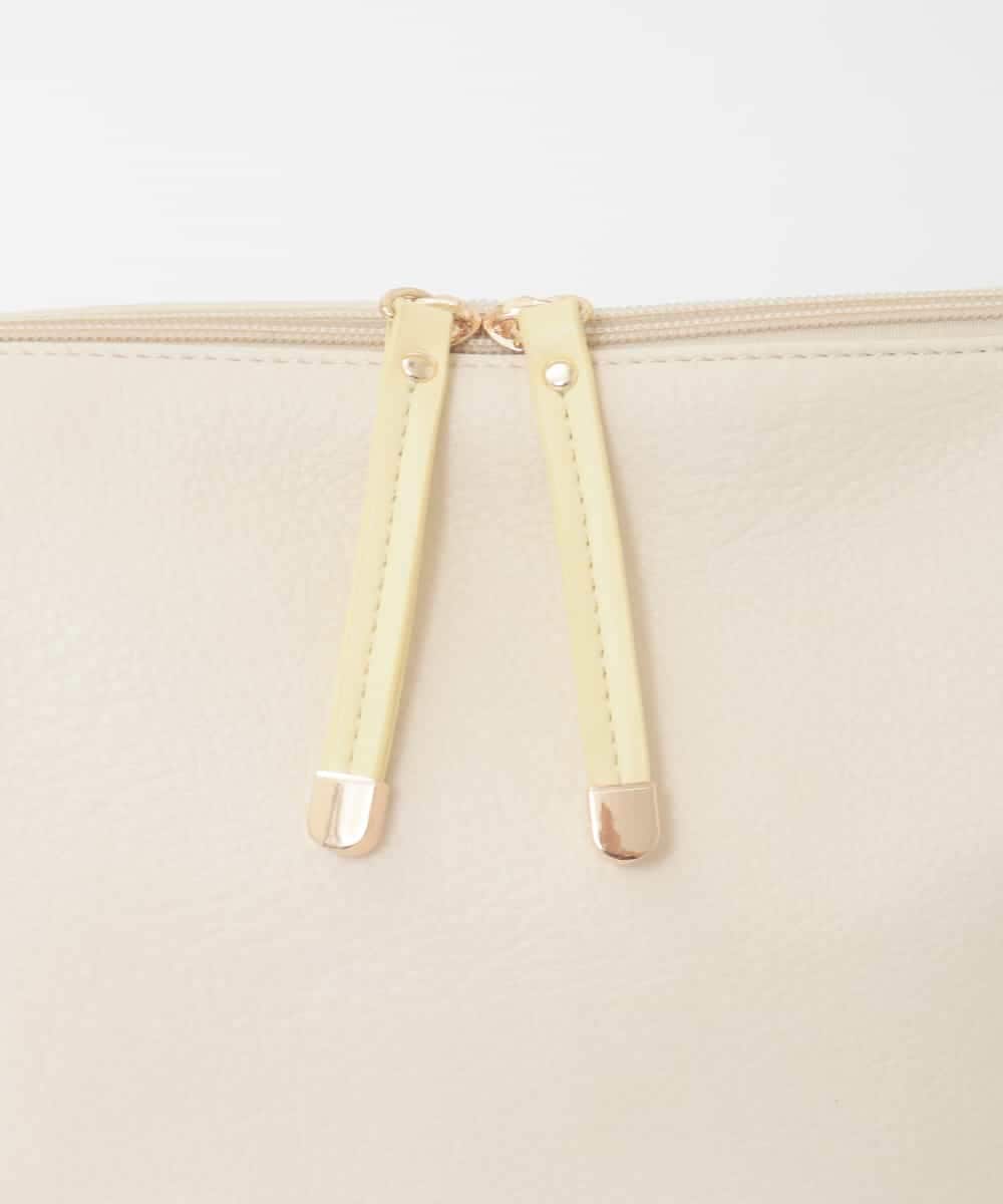 BPCGD62140 MK MICHEL KLEIN BAG(MK ミッシェルクラン バッグ) [2WAY]合成皮革パンチングワンショルダースクエアバッグ ブラウン