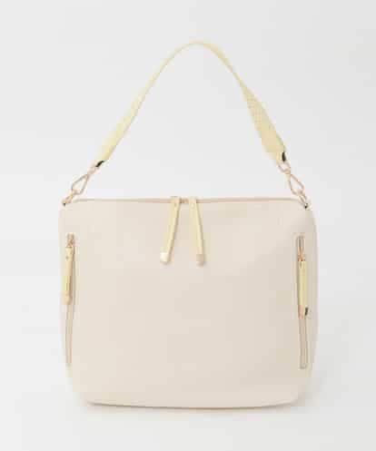 BPCGD62140 MK MICHEL KLEIN BAG [2WAY]合成皮革パンチングワンショルダースクエアバッグ