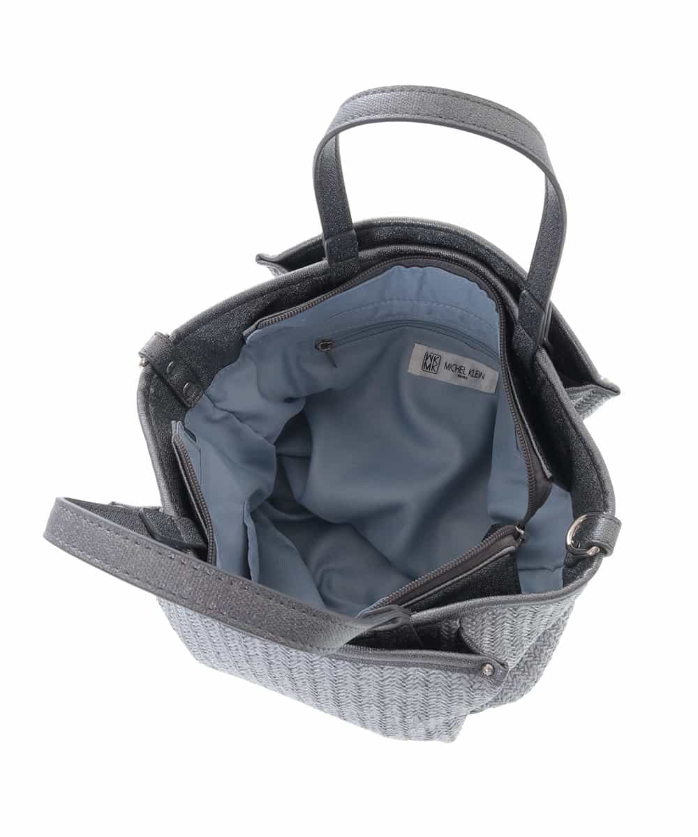BPCGJ43130 MK MICHEL KLEIN BAG(MK ミッシェルクラン バッグ) 【販売停止】【2WAY】コンパクトメッシュトート グレー