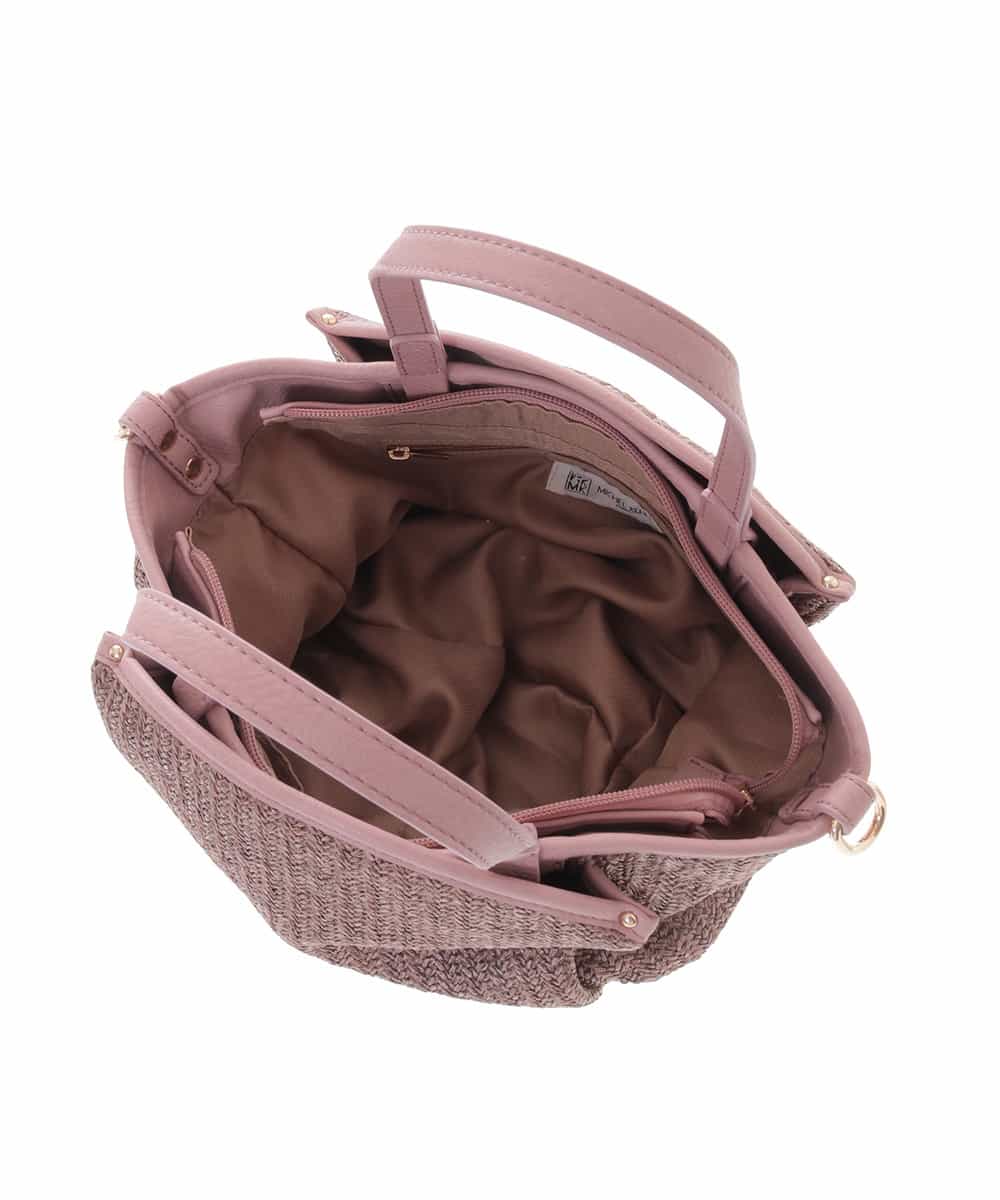 BPCGJ43130 MK MICHEL KLEIN BAG(MK ミッシェルクラン バッグ) 【販売停止】【2WAY】コンパクトメッシュトート グレー