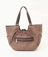 BPCGM34140 MK MICHEL KLEIN BAG(MK ミッシェルクラン バッグ) 【2WAY】メッシュトートバッグ オレンジ