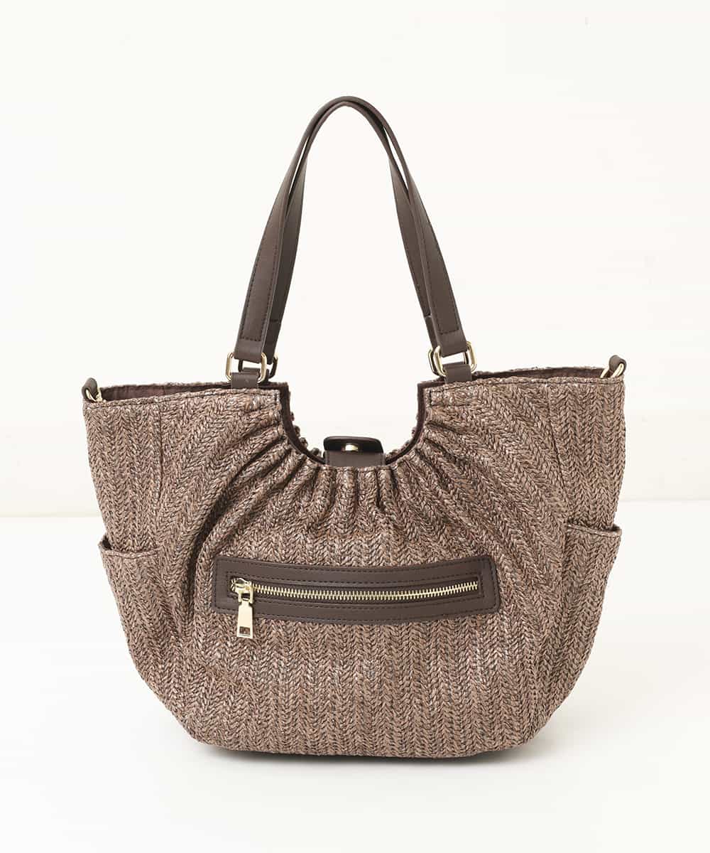 BPCGM34140 MK MICHEL KLEIN BAG(MK ミッシェルクラン バッグ) 【2WAY】メッシュトートバッグ オレンジ