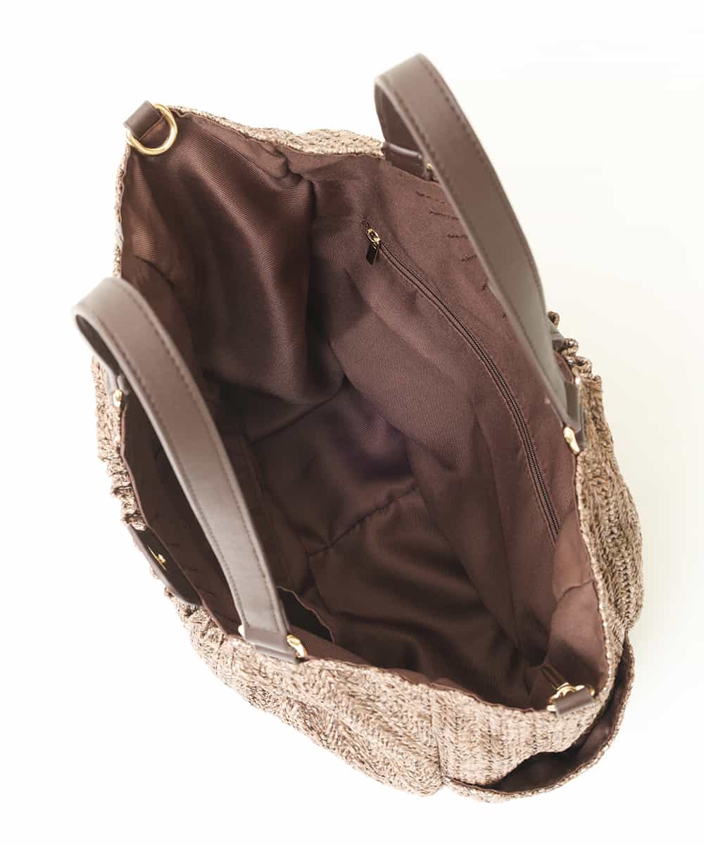 BPCGM34140 MK MICHEL KLEIN BAG(MK ミッシェルクラン バッグ) 【2WAY】メッシュトートバッグ オレンジ