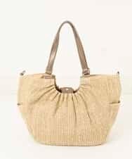 BPCGM34140 MK MICHEL KLEIN BAG(MK ミッシェルクラン バッグ) 【2WAY】メッシュトートバッグ ベージュ