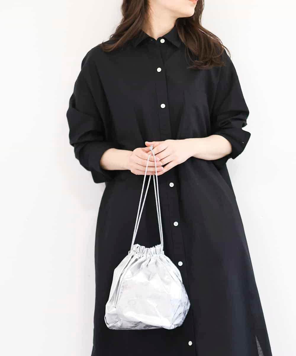 BPCGM39130 MK MICHEL KLEIN BAG(MK ミッシェルクラン バッグ) 巾着付きネットバッグ アイボリー