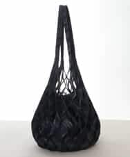 BPCGM39130 MK MICHEL KLEIN BAG(MK ミッシェルクラン バッグ) 巾着付きネットバッグ ブラック