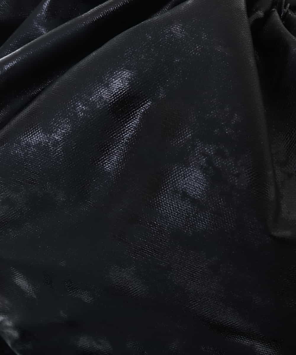 BPCGM39130 MK MICHEL KLEIN BAG(MK ミッシェルクラン バッグ) 巾着付きネットバッグ ブラック