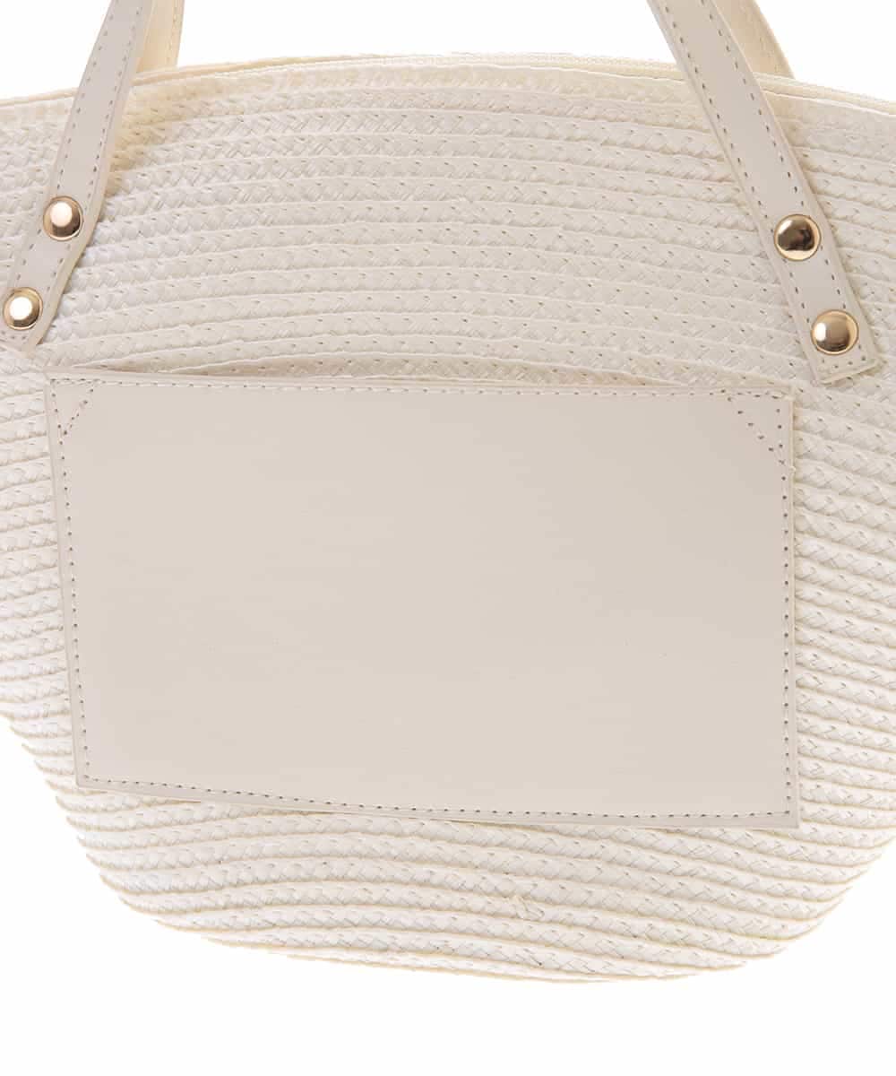 BPCGM43090 MK MICHEL KLEIN BAG(MK ミッシェルクラン バッグ) ［2WAY］ミニかごバッグ グレー