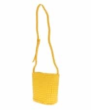 BPCGM45100 MK MICHEL KLEIN BAG(MK ミッシェルクラン バッグ) フェイクレザーミニショルダー イエロー