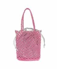 BPCGM48110 MK MICHEL KLEIN BAG(MK ミッシェルクラン バッグ) 【3WAY】ビニール編みトート ピンク