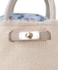 BPCGM54110 MK MICHEL KLEIN BAG(MK ミッシェルクラン バッグ) バケツ型カゴバッグ アイボリー