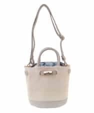 BPCGM54110 MK MICHEL KLEIN BAG(MK ミッシェルクラン バッグ) バケツ型カゴバッグ アイボリー