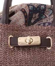 BPCGM54110 MK MICHEL KLEIN BAG(MK ミッシェルクラン バッグ) バケツ型カゴバッグ アイボリー