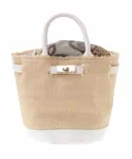 BPCGM54110 MK MICHEL KLEIN BAG(MK ミッシェルクラン バッグ) バケツ型カゴバッグ ベージュ