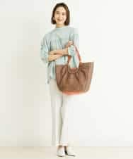 BPCGP31140 MK MICHEL KLEIN BAG(MK ミッシェルクラン バッグ) [3WAY]編みデザイントートバッグ オレンジ