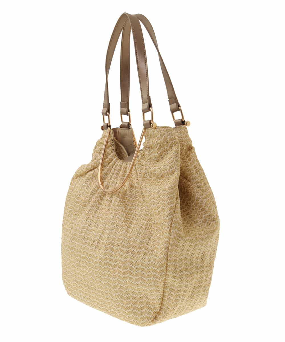 BPCGP31140 MK MICHEL KLEIN BAG(MK ミッシェルクラン バッグ) [3WAY]編みデザイントートバッグ ベージュ