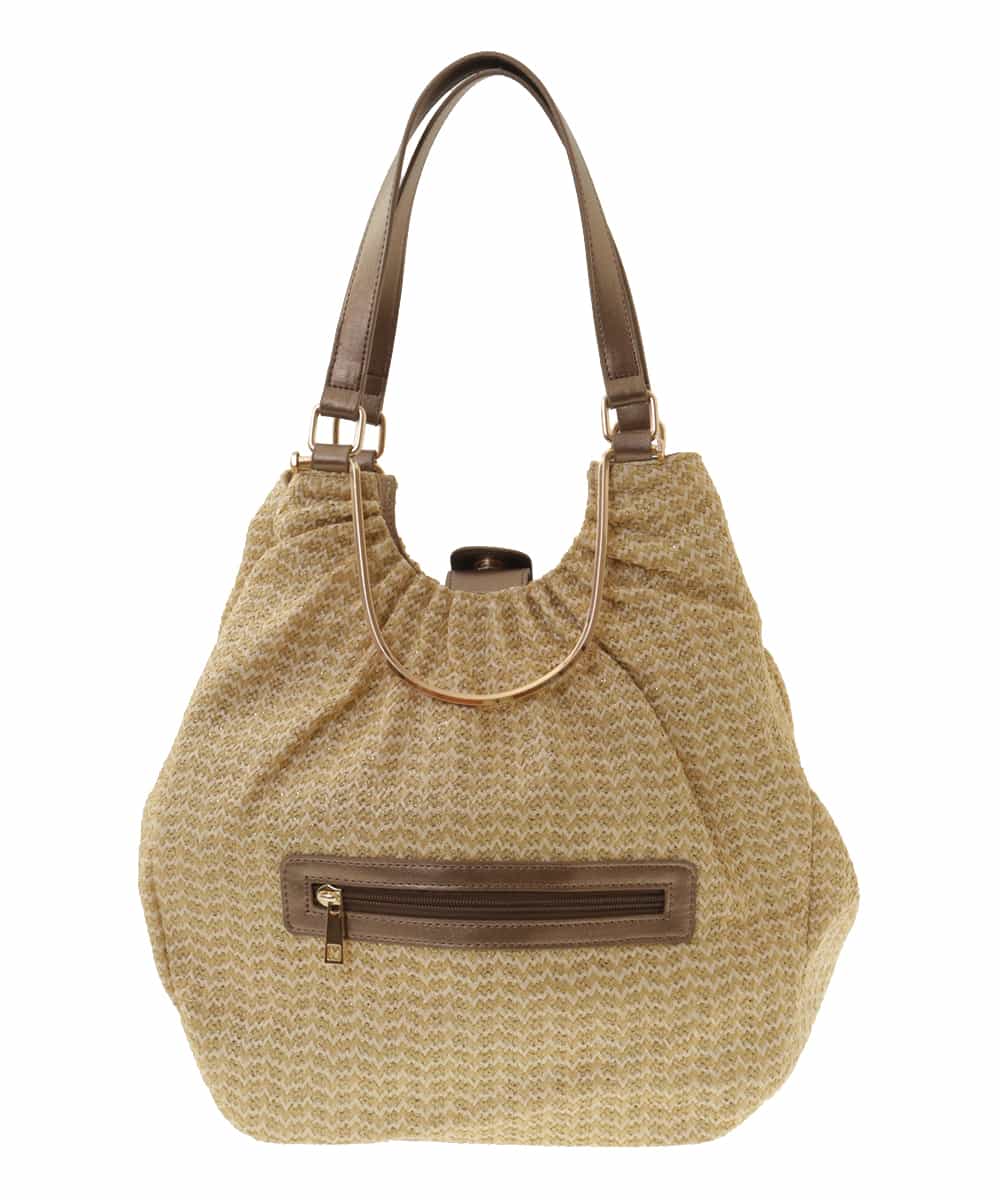 BPCGP31140 MK MICHEL KLEIN BAG(MK ミッシェルクラン バッグ) [3WAY]編みデザイントートバッグ ベージュ
