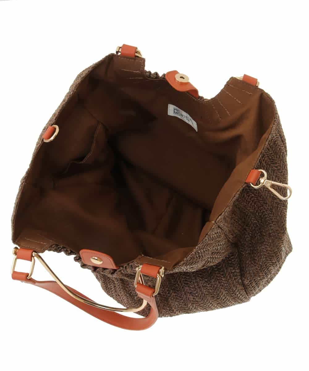 BPCGP31140 MK MICHEL KLEIN BAG(MK ミッシェルクラン バッグ) [3WAY]編みデザイントートバッグ ベージュ