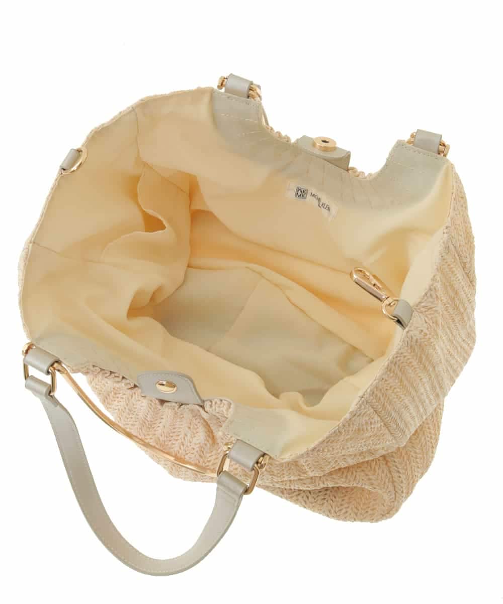 BPCGP31140 MK MICHEL KLEIN BAG(MK ミッシェルクラン バッグ) [3WAY]編みデザイントートバッグ ベージュ