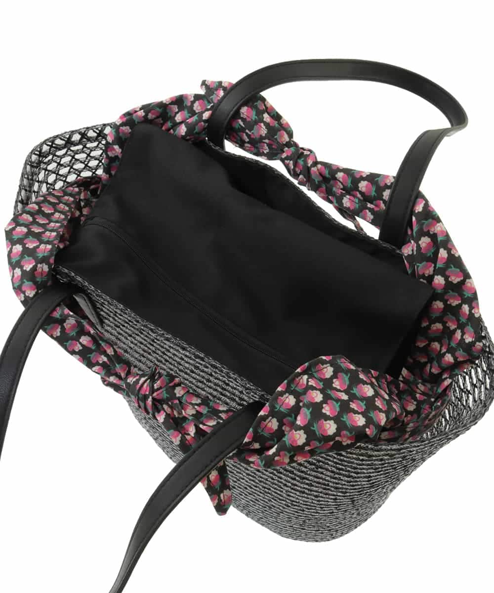 BPCGP32120 MK MICHEL KLEIN BAG(MK ミッシェルクラン バッグ) [インナー巾着付き]メッシュトートバッグ ブラック