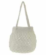 BPCGP33130 MK MICHEL KLEIN BAG(MK ミッシェルクラン バッグ) メタルメッシュシアーバッグ ホワイト