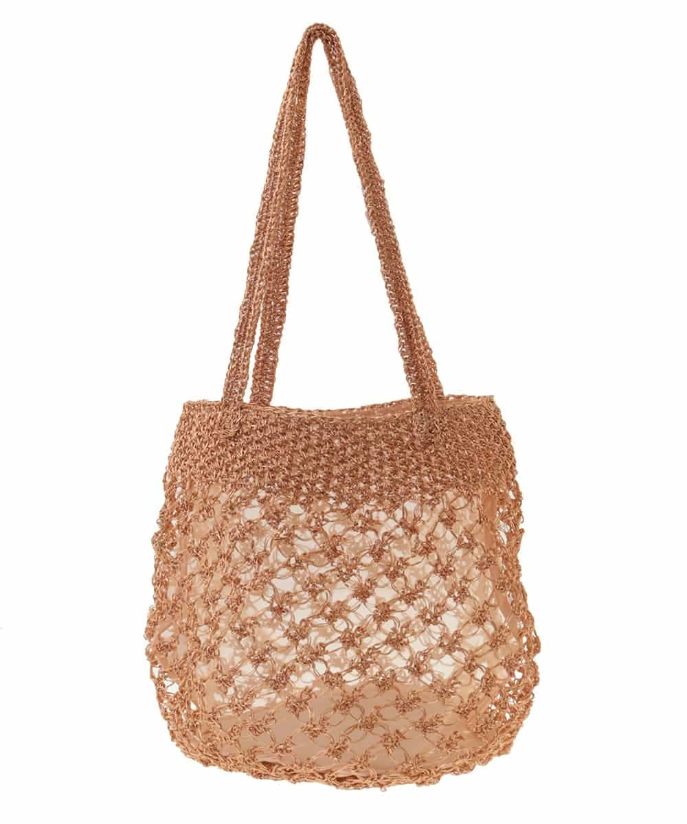 BPCGP33130 MK MICHEL KLEIN BAG(MK ミッシェルクラン バッグ) メタルメッシュシアーバッグ ゴールド