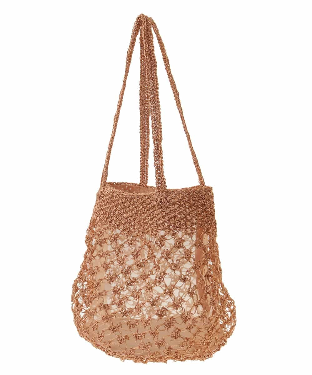 BPCGP33130 MK MICHEL KLEIN BAG(MK ミッシェルクラン バッグ) メタルメッシュシアーバッグ ゴールド