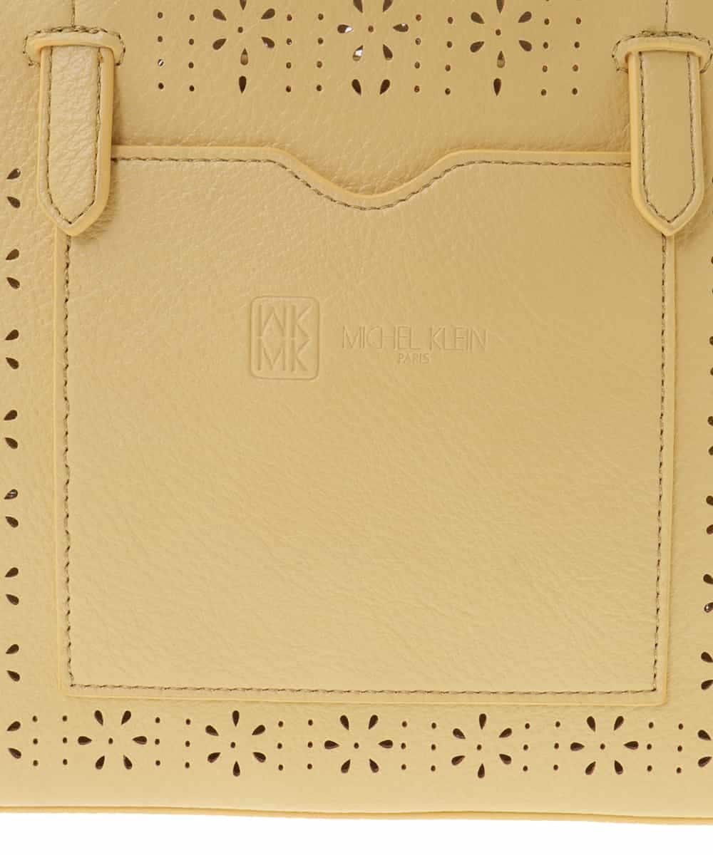 BPCGP34140 MK MICHEL KLEIN BAG(MK ミッシェルクラン バッグ) 【インナーポーチ付き】スカラップトートバッグ ピンク