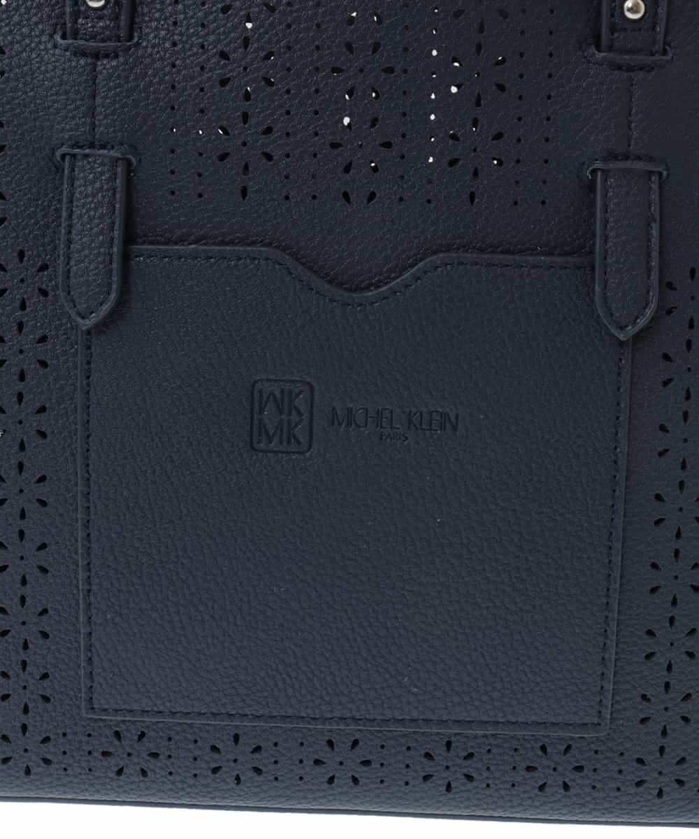 BPCGP34140 MK MICHEL KLEIN BAG(MK ミッシェルクラン バッグ) 【インナーポーチ付き】スカラップトートバッグ ピンク