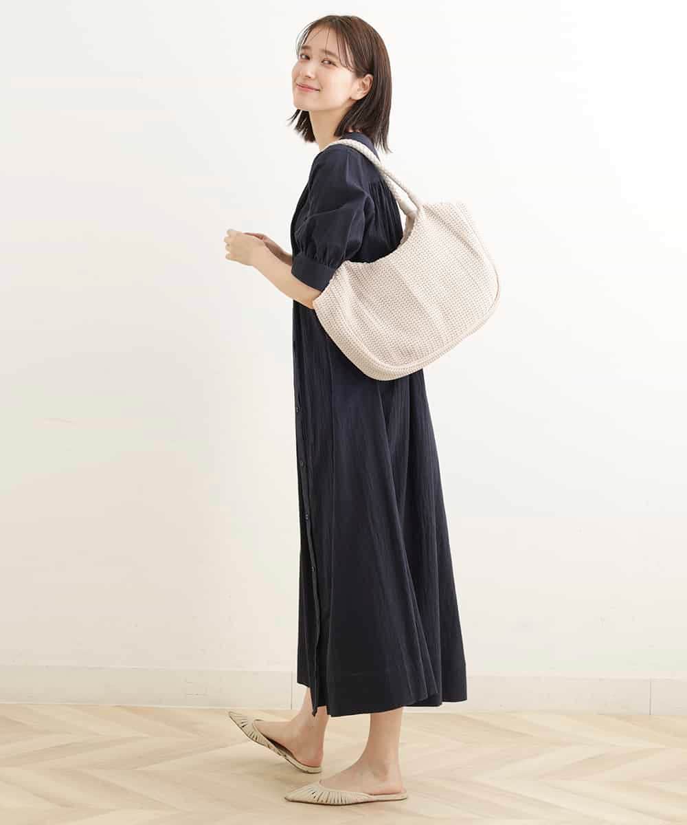 BPCGP37140 MK MICHEL KLEIN BAG(MK ミッシェルクラン バッグ) フェイクレザー編みデザイントート ベージュ